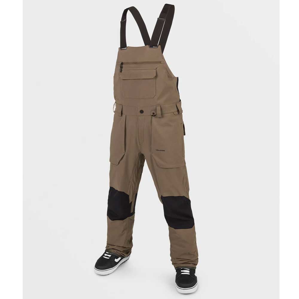 Mens Roan Bib Overalls - Black