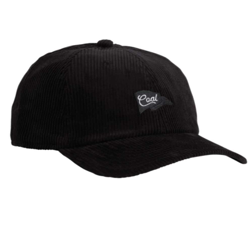 Coal Whidbey Ultra Low Corduroy Cap - Black