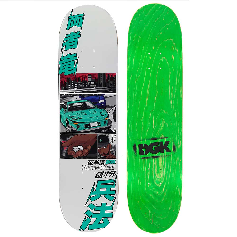 DGK Midnight Club Quise Skateboard Deck 8.25