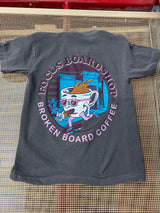 Focus Boardshop and Broken Board Coffee Collaboration Short Sleeve T-Shirt