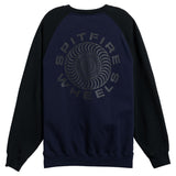 Spitfire Classic 87 Swirl Crew Sweatshirt - Navy/Black