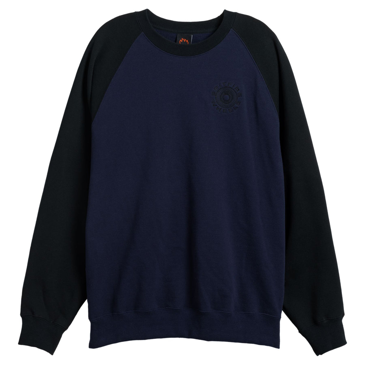 Spitfire Classic 87 Swirl Crew Sweatshirt - Navy/Black