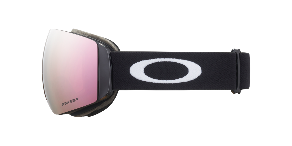 Oakley Flight Deck™ M Snow Goggles - 2025 Matte Black with Prizm Rose Gold Iridium Lens + Bonus Prizm Clear Lens