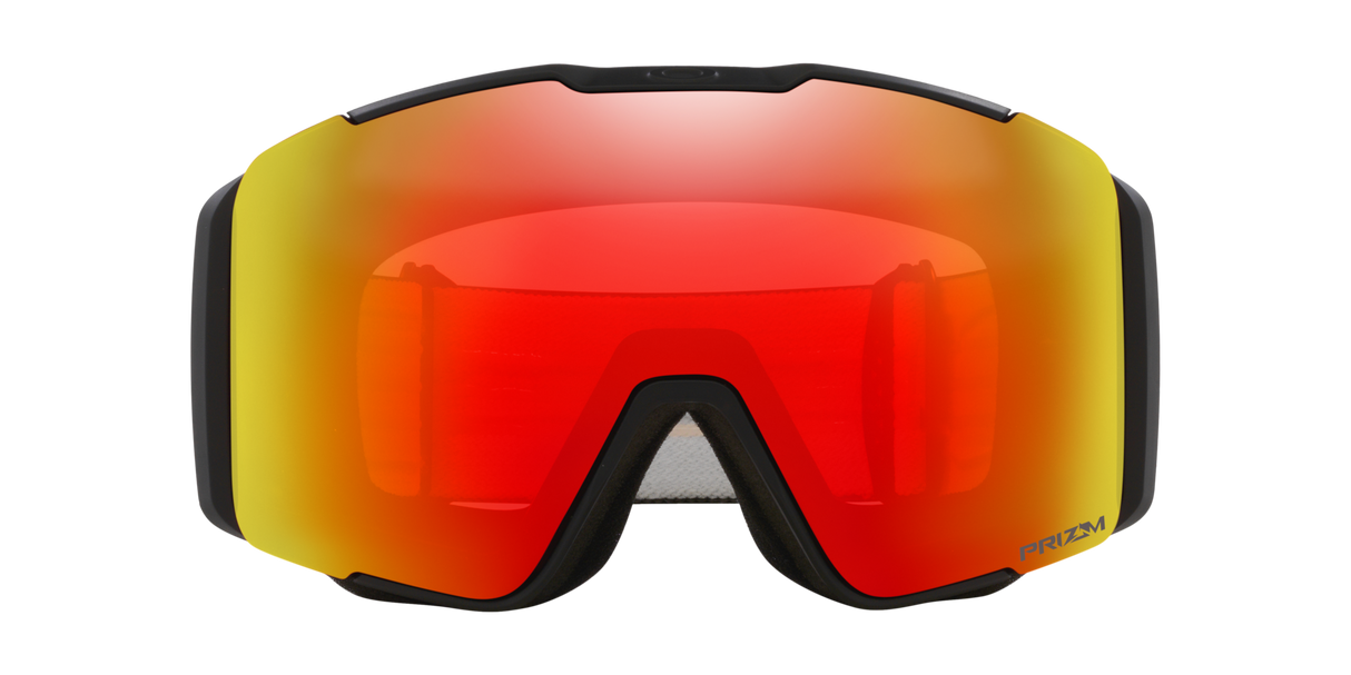 Oakley Line Miner™ Pro M Snow Goggles - 2025 Matte Black Strap with Prizm Torch Iridium Lens + Bonus Prizm Iced Iridium Lens