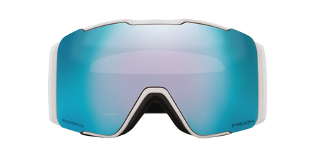 Oakley Line Miner™ Pro M Snow Goggles - 2025 Matte White Strap with Prizm Snow Sapphire Iridium Lens + Bonus Prizm Iced Iridium Lens