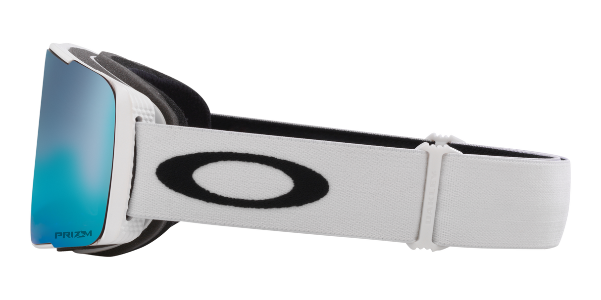 Oakley Line Miner™ Pro M Snow Goggles - 2025 Matte White Strap with Prizm Snow Sapphire Iridium Lens + Bonus Prizm Iced Iridium Lens