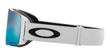 Oakley Line Miner™ Pro M Snow Goggles - 2025 Matte White Strap with Prizm Snow Sapphire Iridium Lens + Bonus Prizm Iced Iridium Lens