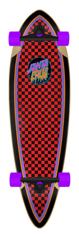 Santa Cruz Rad Dot Pintail Cruzer Skateboard Complete - 9.2