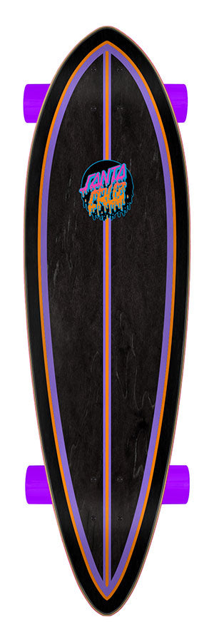 Santa Cruz Rad Dot Pintail Cruzer Skateboard Complete - 9.2