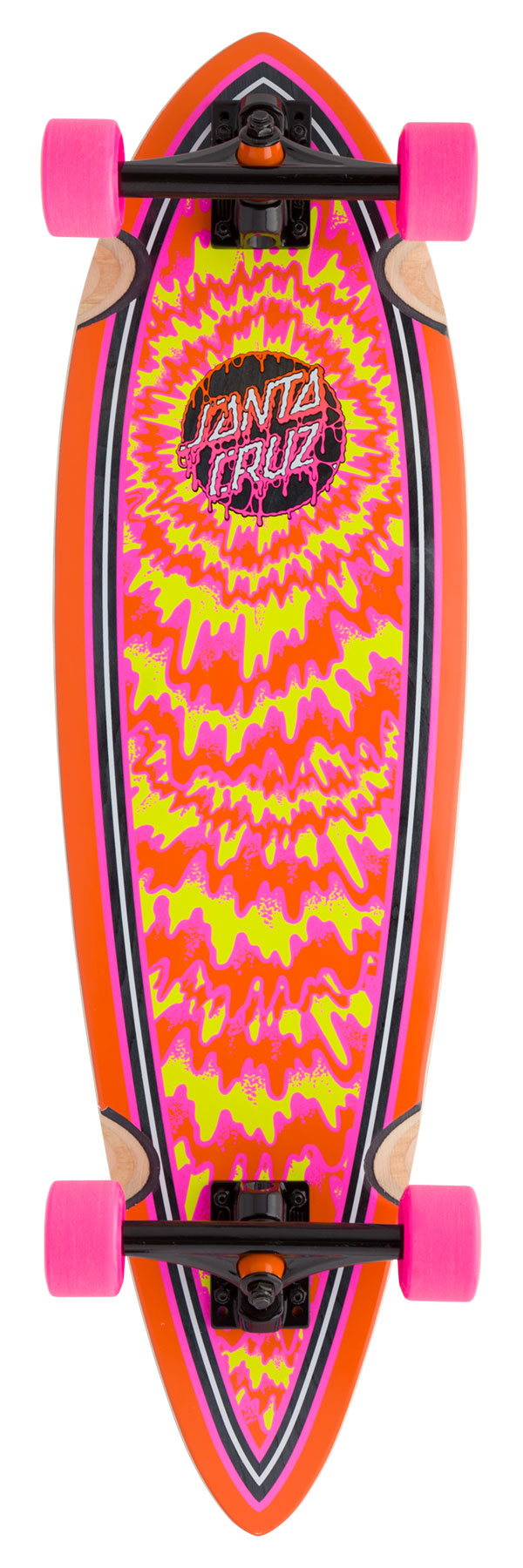 Santa Cruz Toxic Dot Splice Pintail Cruzer Skateboard Complete - 9.2