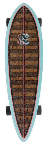 Santa Cruz Wave Dot Splice Pintail Cruzer Skateboard Complete - 9.2