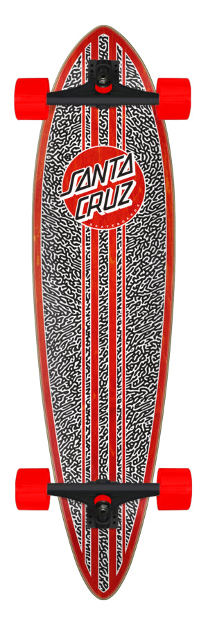 Santa Cruz Amoeba Dot Splice Pintail Cruzer Skateboard Complete - 9.58