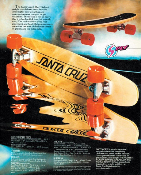 Santa Cruz 5 Ply Retro Cruiser Skateboard 6.97"