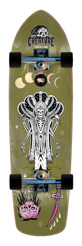 Creature Brue Killer Trippy Tank Cruzer Complete Skateboard 8.6