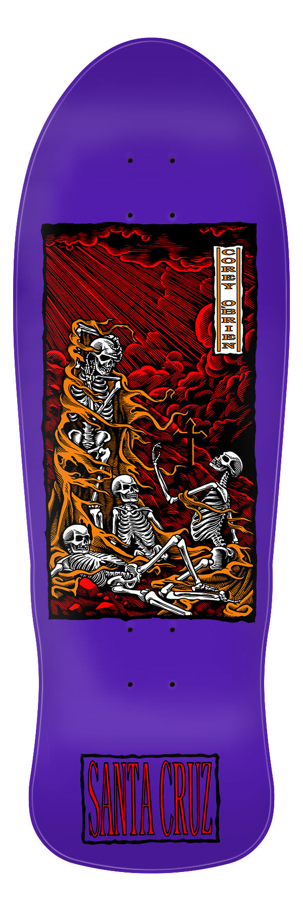 Santa Cruz OBrien Purgatory Reissue Skateboard Deck 9.85"