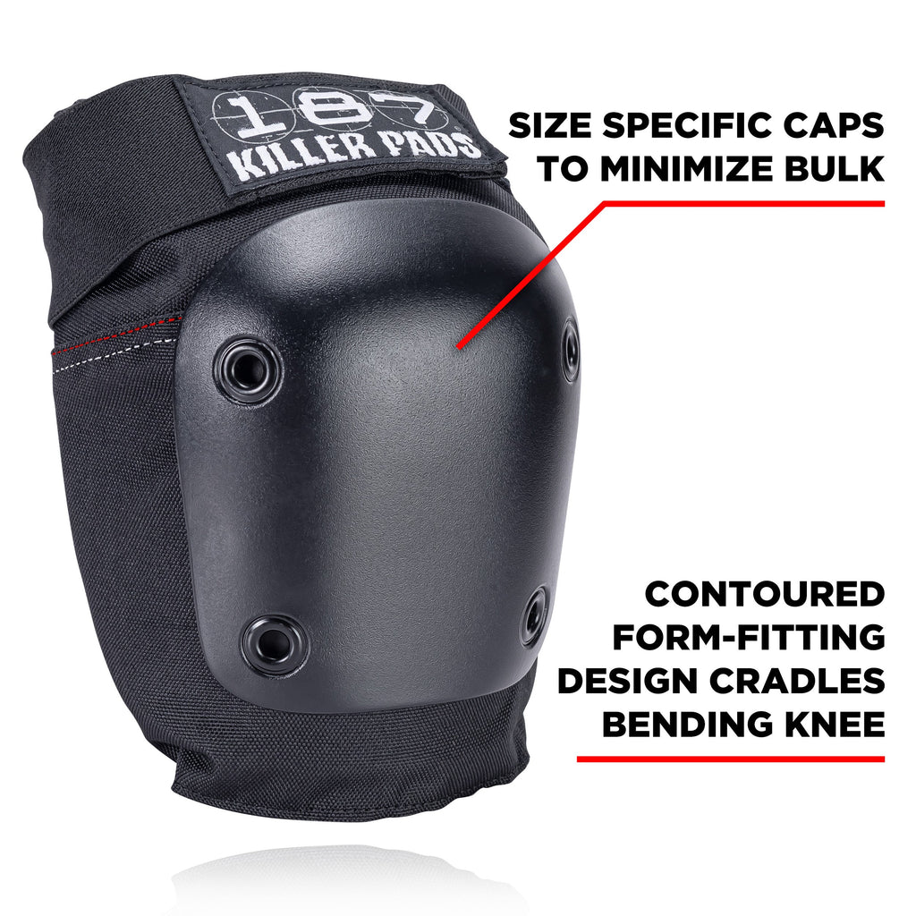 187 Killer Pads Fly Knee Pads - Black