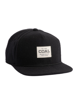 Coal Uniform Classic Cap - Black Flannel