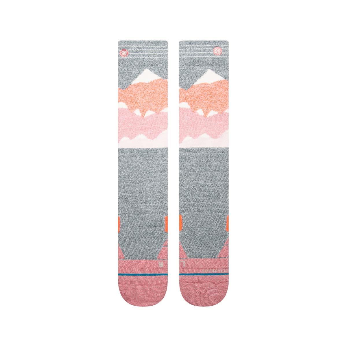 Stance Lonley Peaks Unisex Snowboard Socks - Dusty Rose