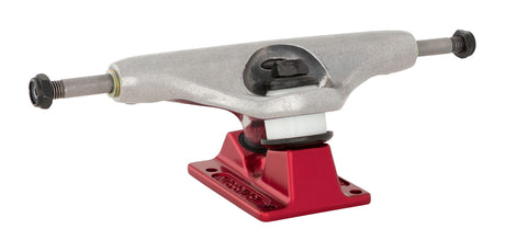 Independent Stage 11 Forged BTG Summit Silver Ano Red Skateboard Trucks