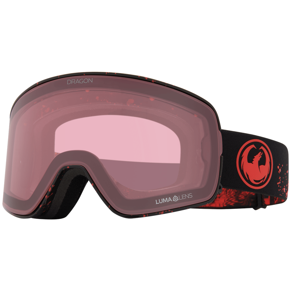 Dragon NFX2 Snowboard Goggles 2025 - Kaiju/Lumalens Red Ion + Bonus Lens Lumalens Light Rose