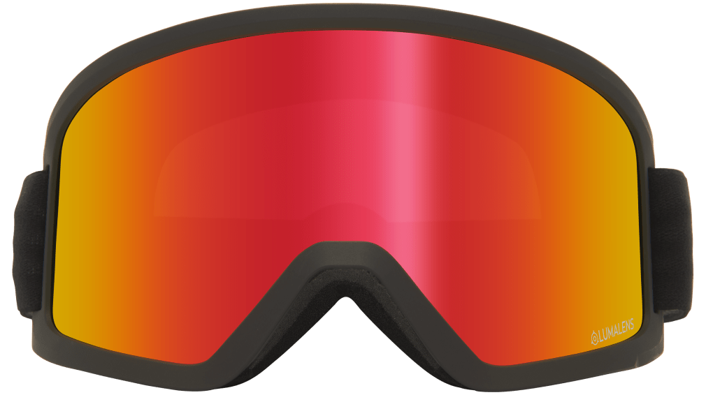 Dragon DX3 L OTG Snowboard Goggles - Black/Lumalens Red Ion