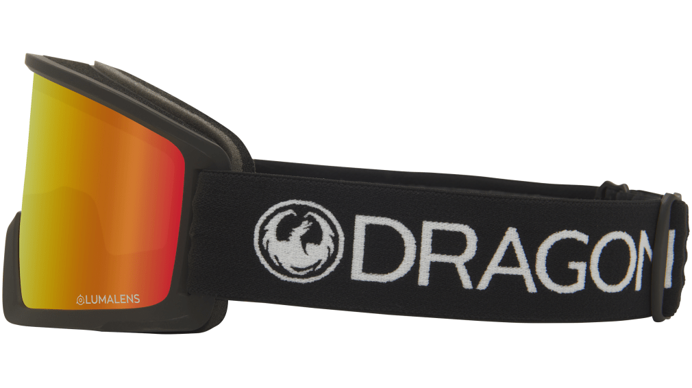 Dragon DX3 OTG Snowboard Goggles - Black/Lumalens Red Ion – Focus