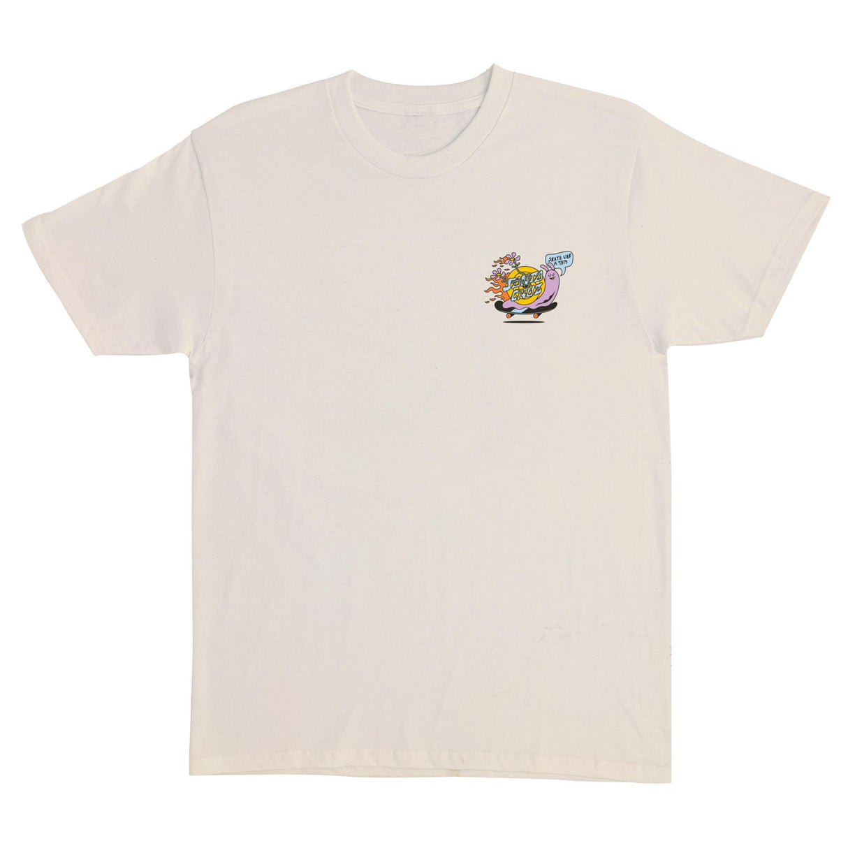 Skate Like A Girl Santa Cruz T-Shirt - Natural