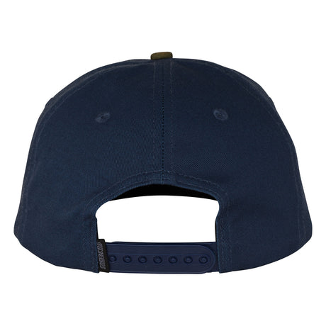 Slime Balls All Nighter Snapback Unstructured Mid Hat - Navy/Olive