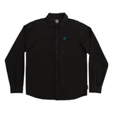 Santa Cruz Screaming Hand L/S Button Up Top - Black