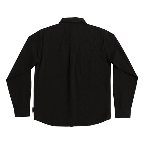 Santa Cruz Screaming Hand L/S Button Up Top - Black