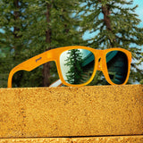 Goodr BFGs Gold Digging with Sasquatch Sunglasses