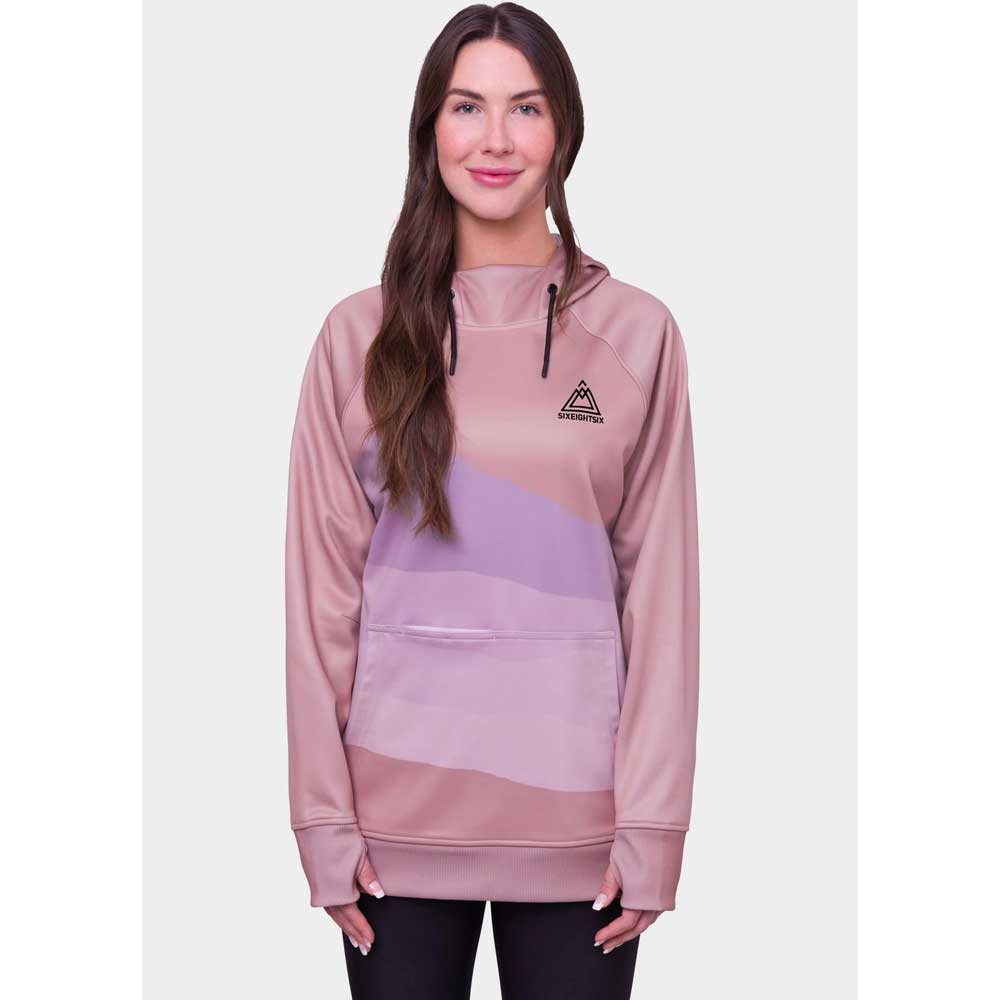 686 Women's Bonded Fleece Hoody Jacket 2024 - Dusty Mauve