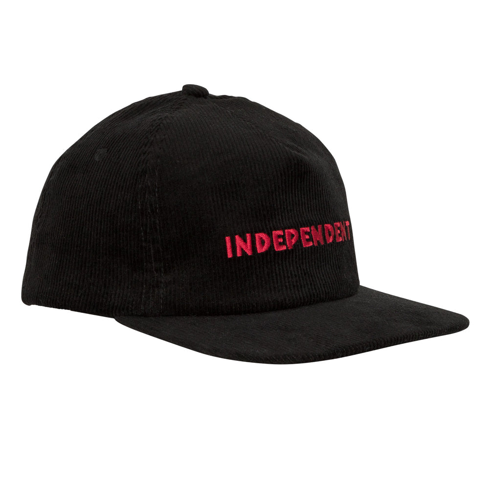 Independent Beacon Snapback Unstructured Mid Hat - Black