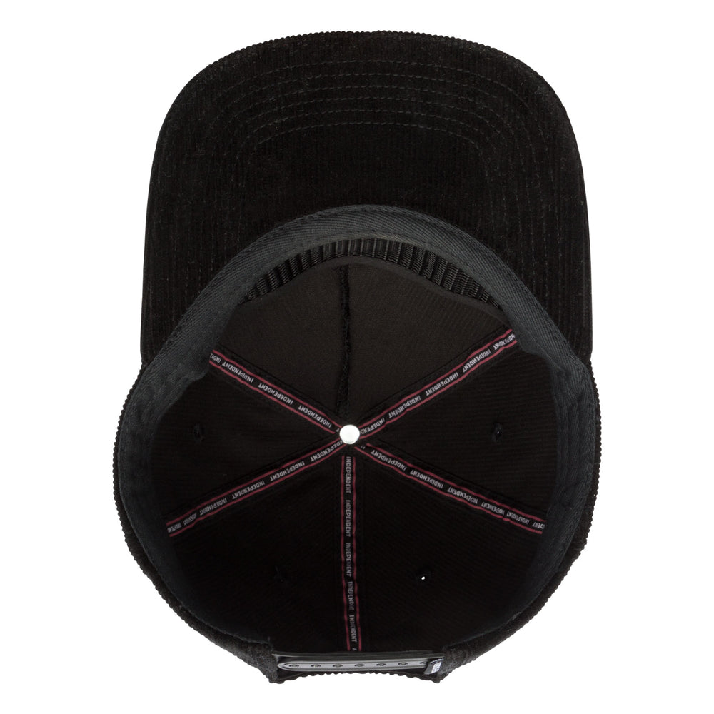 Independent Beacon Snapback Unstructured Mid Hat - Black