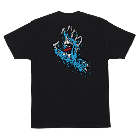 Santa Cruz Melting Hand Premium Short Sleeve T-Shirt - Eco Black