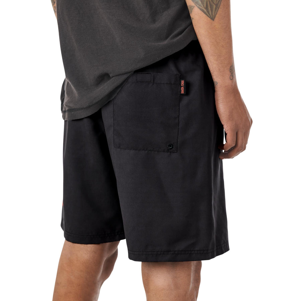 Santa Cruz Screaming Wave Men's Boardshorts - Black