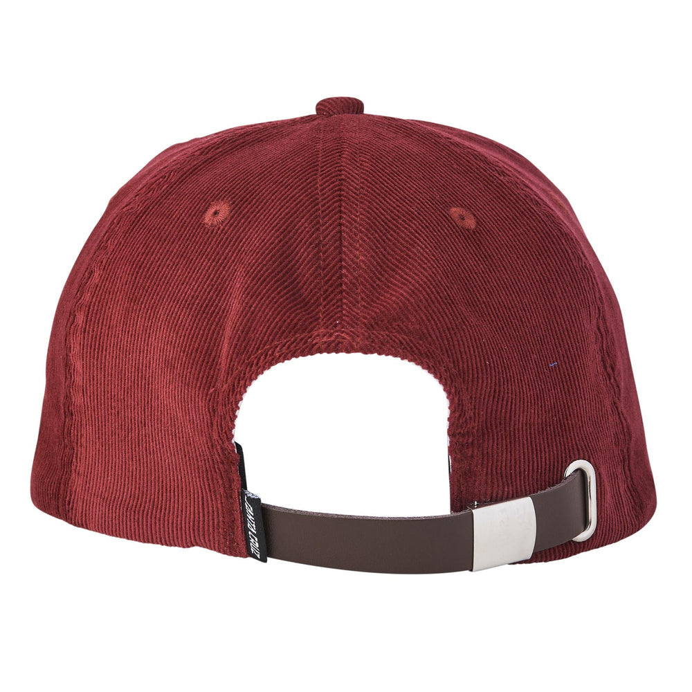 Santa Cruz Screaming Wave Snapback Mid Profile Hat - Maroon