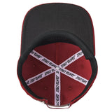 Santa Cruz Screaming Wave Snapback Mid Profile Hat - Maroon