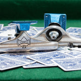 Independent Stage 11 Forged Hollow Cant Be Beat 78 Silver Ano Blue Skateboard Trucks