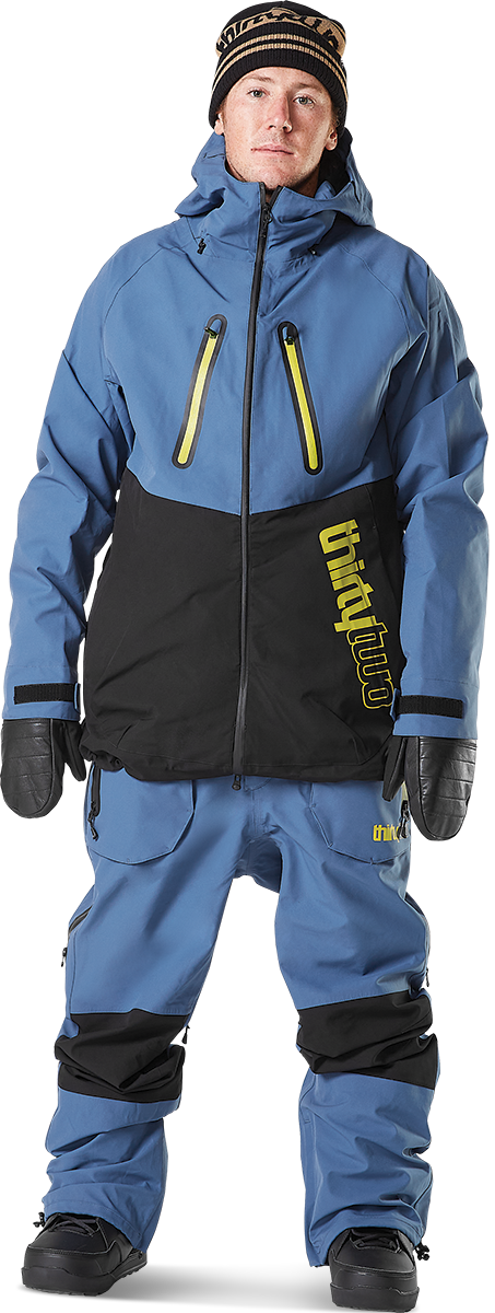 ThirtyTwo TM-3 Snowboarding Jacket  - Blue/Black