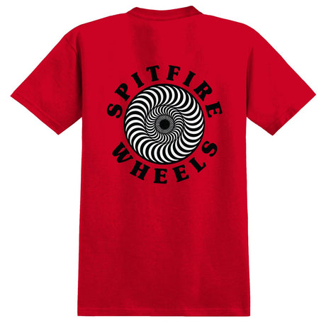 Spitfire OG Classic Fill Short Sleeve T-Shirt - Red/Black/White