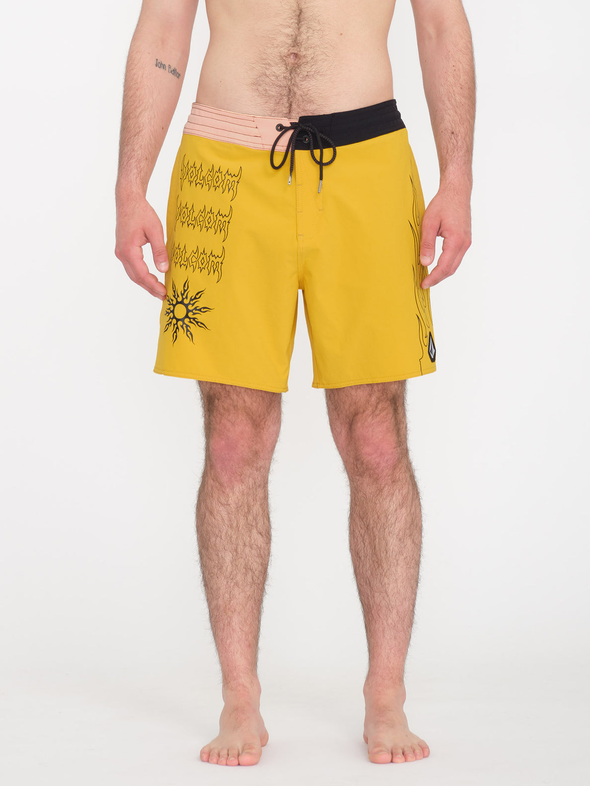 Volcom Men's About Time Liberators Trunks - Lemon