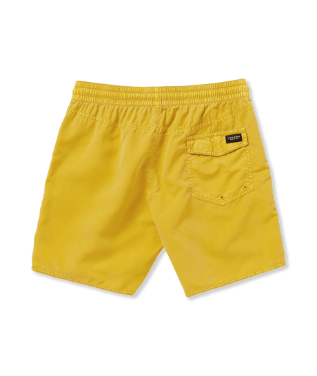 Volcom Men's Center Swim Trunks - Lemon