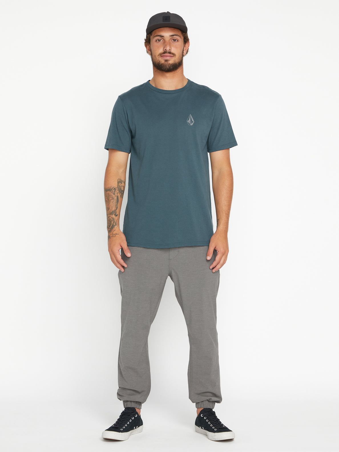 Volcom Stone Tech T-Shirt - Cruzer Blue