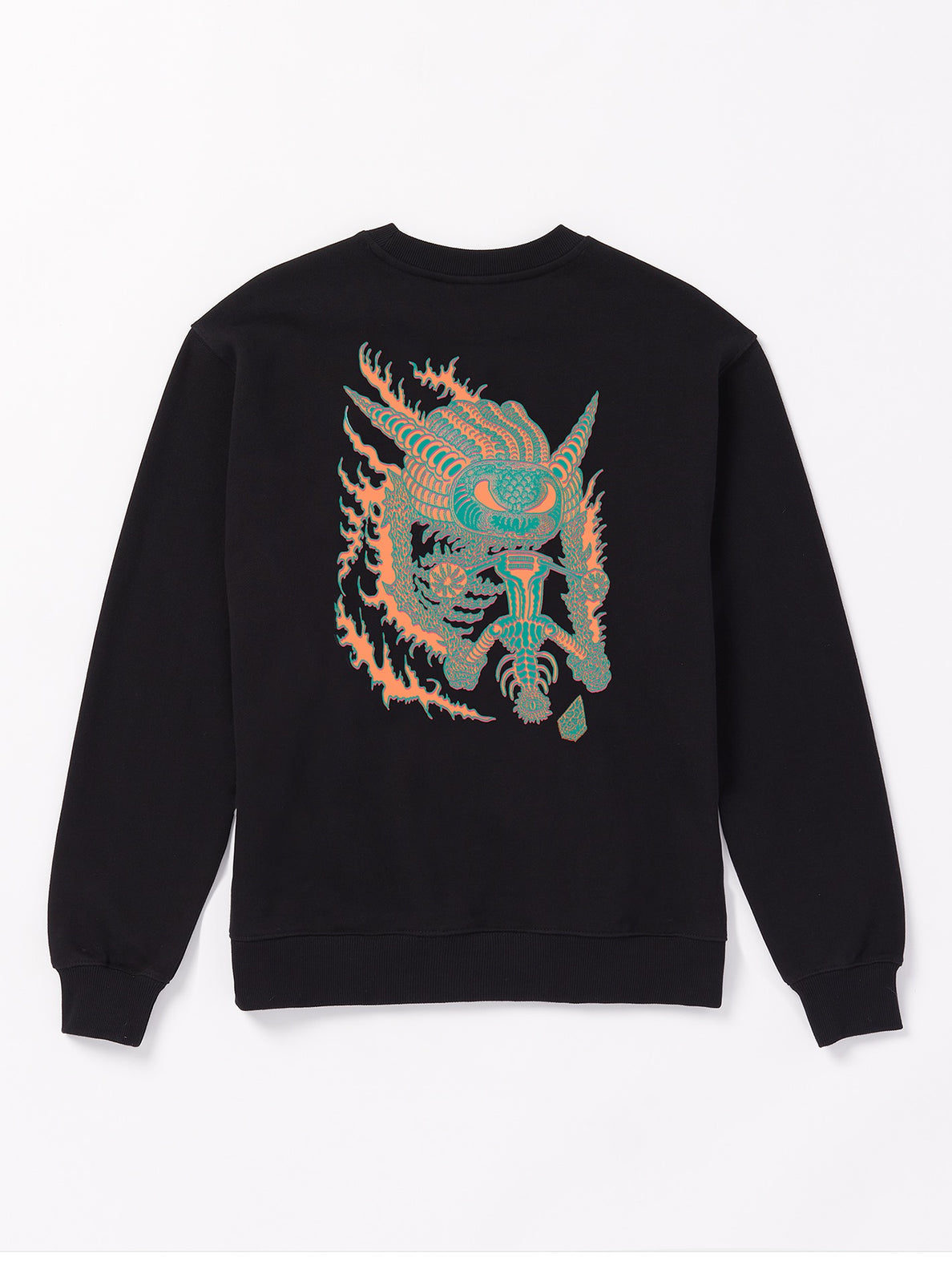 Volcom Tetsunori Tawaraya Crew Neck Sweatshirt - Black