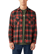 Dickies X Spitfire Flannel Long Sleeve T-Shirt -Red Ochre