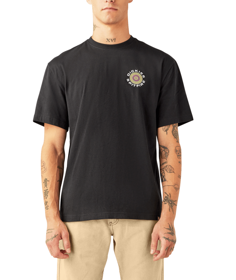 Dickies X Spitfire Short Sleeve T-Shirt - Black