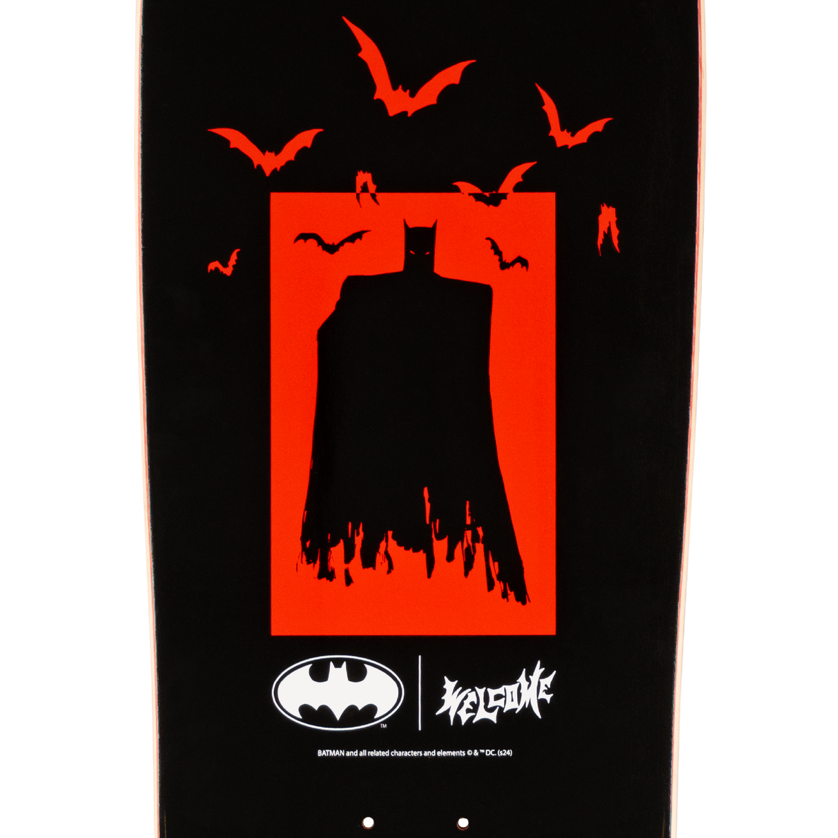 Welcome x Batman Heart of Hush on Gaia Skateboard Deck - 9.6"