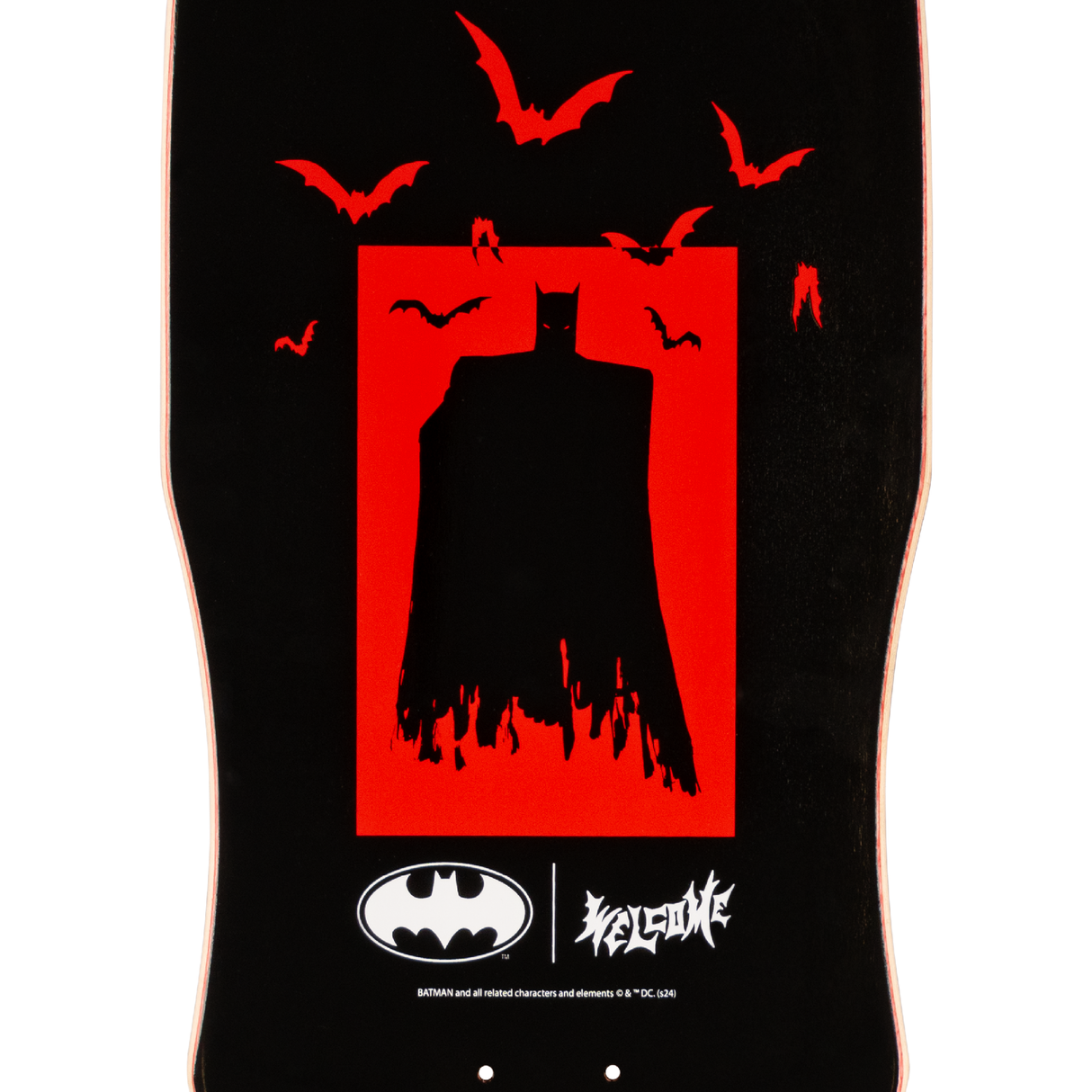 Welcome x Batman Talons on Dark Lord Skateboard Deck - 9.75"