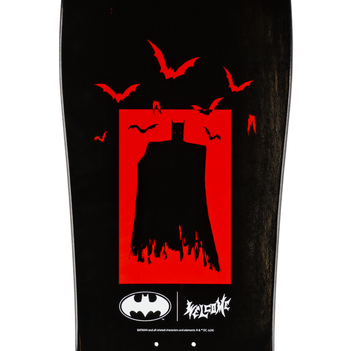 Welcome x Batman Knockout on Early Grab Skateboard Deck - 10.0"